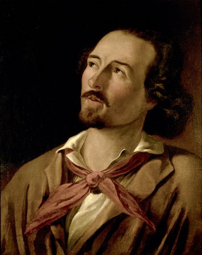 Goffredo Mameli, poet and patriot of the Italian Risorgimento. Anonymous painting of the 19th century. Museo del Risorgimento Milano by Italian School