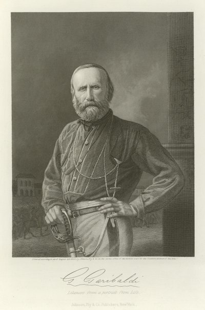 Guiseppe Garibaldi by Italian School