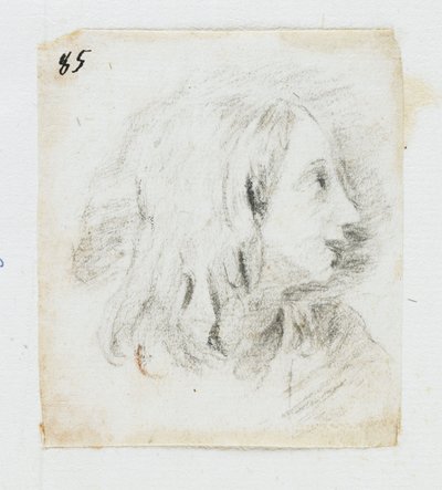 Head of a Boy in Profile by Italian School