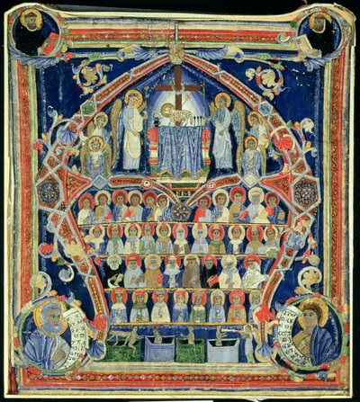 Historiated initial A depicting The Last Judgement by Italian School