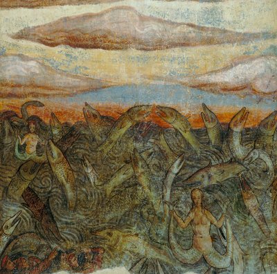 The Fish Jump from the Water (Detail) by Italian School