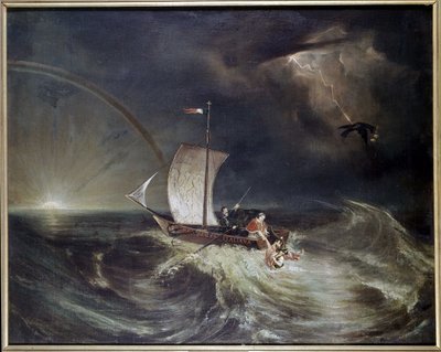 Independence Boat - Allegorical Composition by Italian School