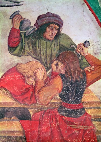 Interior of an Inn (detail) by Italian School