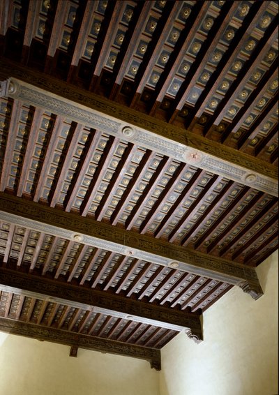 Interior view of the city hall (Palazzo degli Anziani) by Italian School