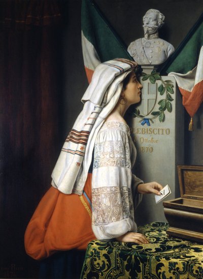 Italian Referendum of October 1870 by Italian School