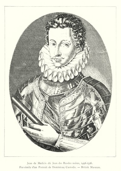 Jean de Medicis, Called Jean des Bandes Noires by Italian School