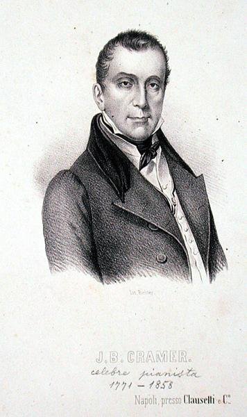 Johann Baptist Cramer (1771-1858) engraved by Richter by Italian School