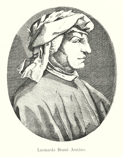 Leonardo Bruni Aretino (engraving) by Italian School