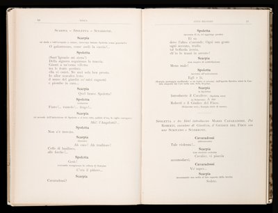 Libretto of Tosca by Giacomo Puccini, Edition Ricordi, Italy by Italian School