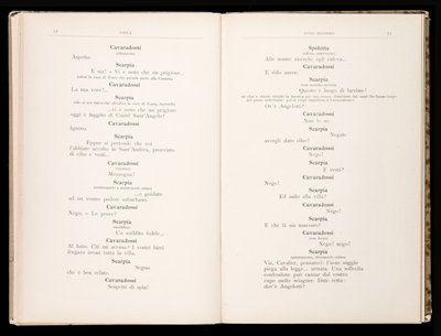 Libretto of Tosca by Giacomo Puccini, Edition Ricordi, Italy by Italian School