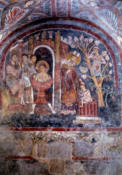Life and Miracle of Saint Magnus of Anagni and Martyrdom of Saint John in Boiling Oil by Italian School