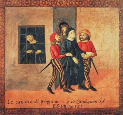Life of Antonio di Guiseppe Rinaldeschi - Taken from Prison to be Tried (detail) by Italian School