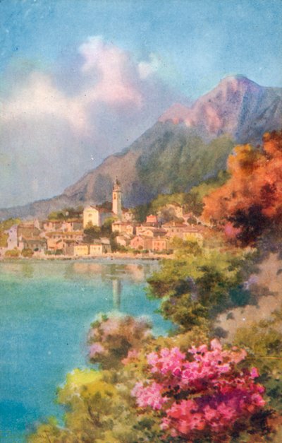 Limone, Lake Garda, Italy by Italian School