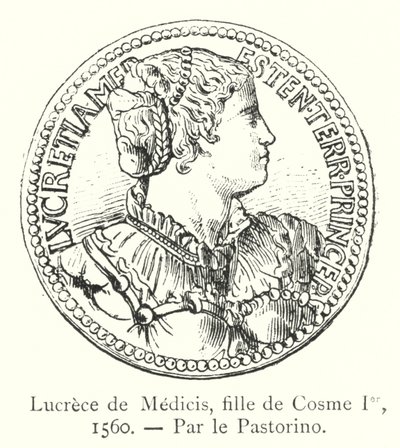 Lucrece de Medicis, daughter of Cosimo I by Italian School