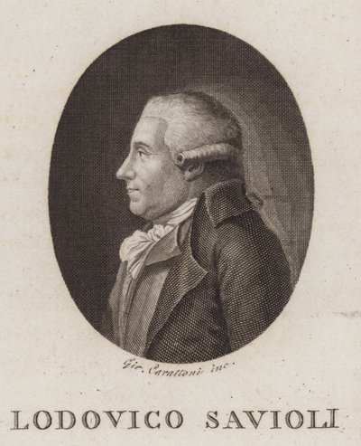 Ludovico Savioli, Italian poet and historian by Italian School