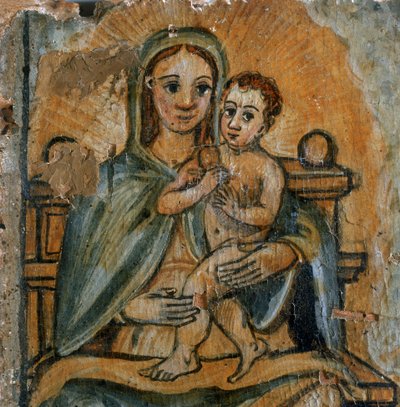 Madonna and Child (Detail) by Italian School