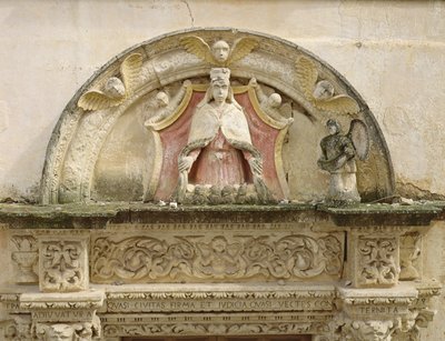 Madonna of the Misericordia (detail) by Italian School