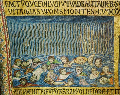 Mankind Drowns in the Flood by Italian School