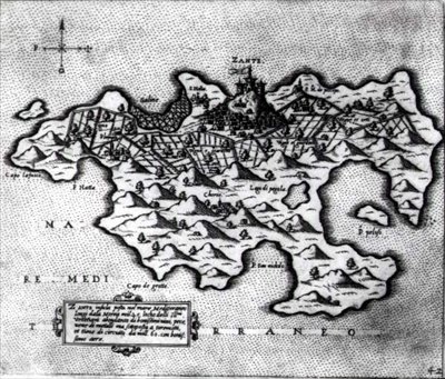Map of the Island of Zante, a Venetian Stronghold Against the Turks by Italian School