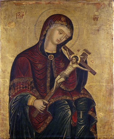 Mary with the Crucifix by Italian School