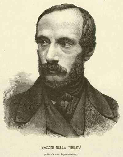 Mazzini in His Prime by Italian School