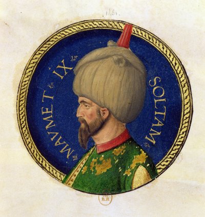 Mehmed II (1432-81) called Fatih, the Conqueror by Italian School