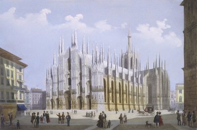 Milan Cathedral from Views of Milan and its Environs by Italian School