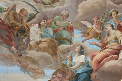 Milan, Church of San Francesco da Paola, Fresco Hall Palazzo by Italian School