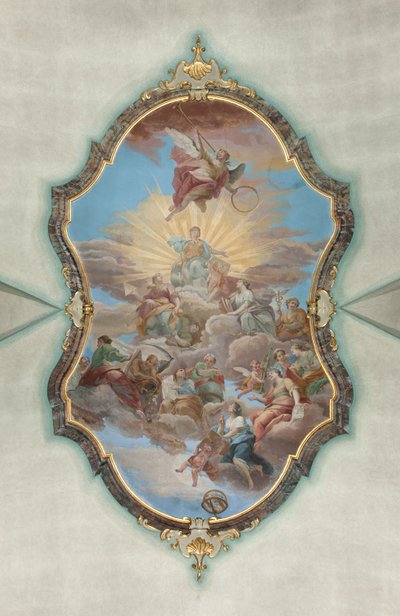 Milan, Church of San Francesco da Paola, Fresco Hall Palazzo by Italian School