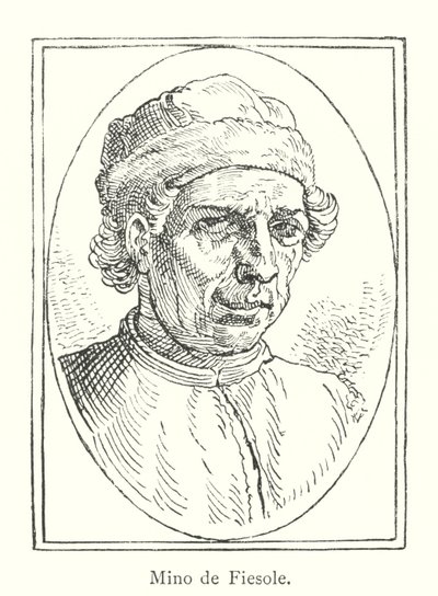Mino da Fiesole (engraving) by Italian School