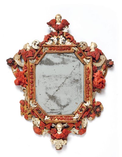 Mirror Frame, Trapani, Late 17th or Early 18th Century by Italian School