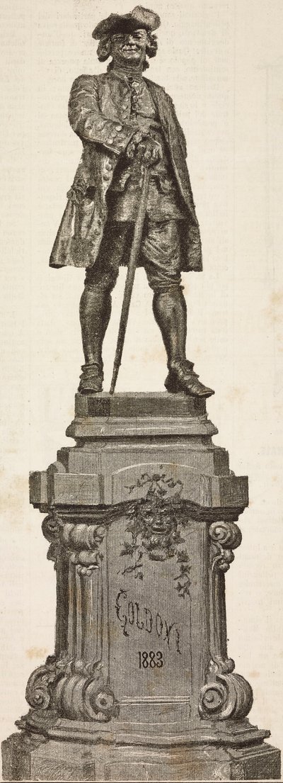 Monument to Carlo Goldoni (1707-1793) by Antonio dal Zotto, unveiled on December 20 by Italian School