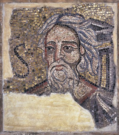Mosaic Panel with Head of St. Andrew by Italian School