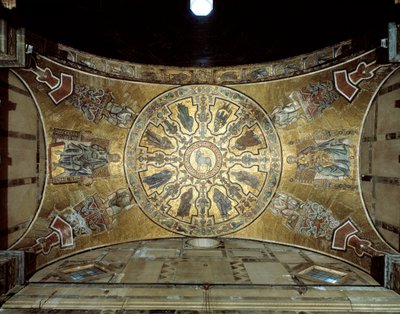 Mosaics of the Vault of the Scarsella by Italian School