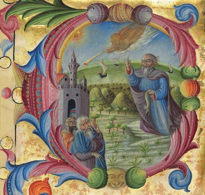 Moses Preaching to the Israelites, Siena, 2nd half 15th century by Italian School