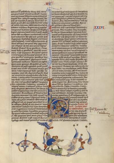 Moses striking water from the rock for the Israelites, c.1250-1262 by Italian School