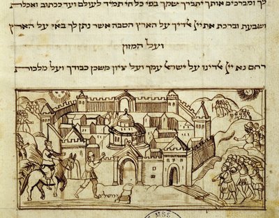 The Sacred City of Jerusalem by Italian School