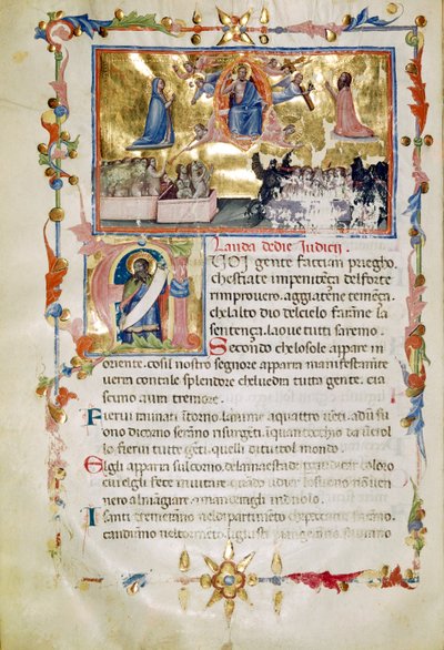 from Laudi Spirituali by the Company of St Giles by Italian School