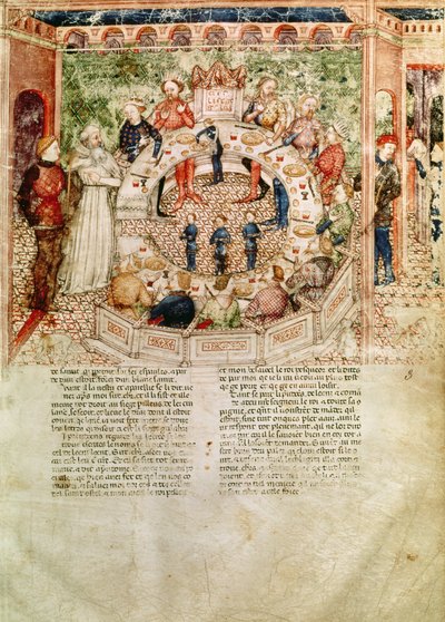 Sir Galahad is Welcomed to the Round Table, from the Queste del Saint Graal by Italian School