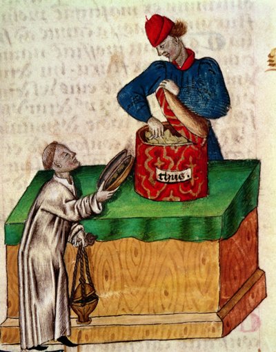 Incense seller, from 