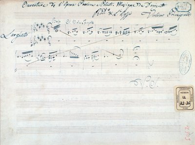 Musical Score for 