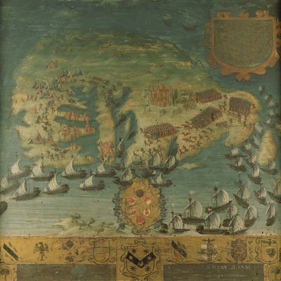 Naval Victory of Don Garcia de Toledo in Malta by Italian School
