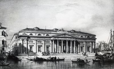 Nineteenth-century project for Academy of Fine Arts of Venice, engraving, Italy 19th century by Italian School