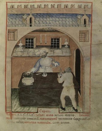 A Seller of Dried Meat, from 