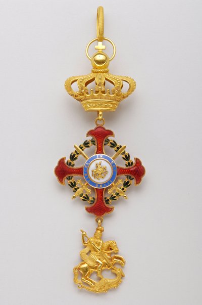 Order of Saint George of the Reunion: Insignia Belonging to the Sovereigns of the Royal House by Italian School