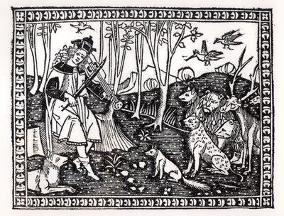 Orpheus Playing to the Animals, 1500 by Italian School