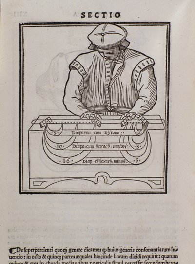 Page from Musica theorica by Italian School