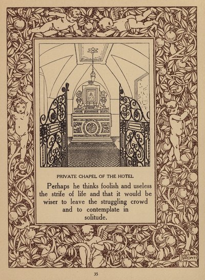 Page from brochure for San Domenico Palace Hotel, Taormina by Italian School
