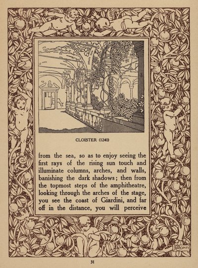 Page from Brochure for San Domenico Palace Hotel, Taormina by Italian School