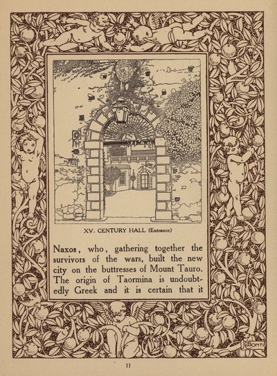 Page from Brochure for San Domenico Palace Hotel, Taormina by Italian School